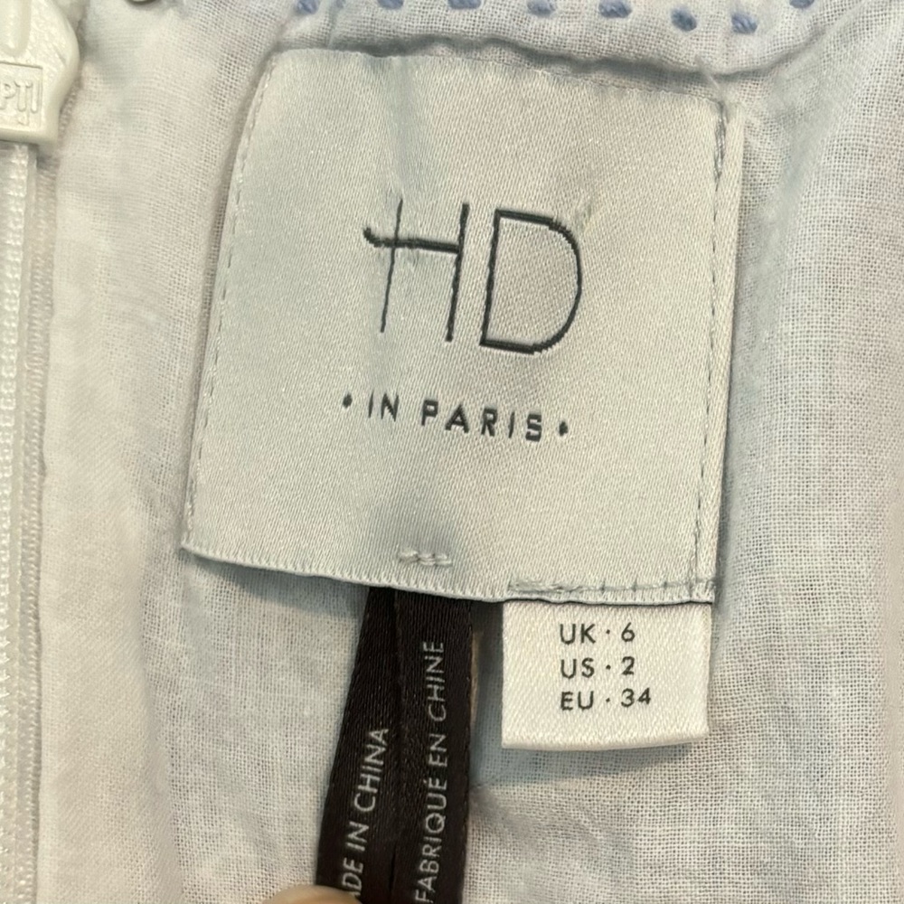 Anthropologie HD in Paris Peplum Blouse | Size 2 - Picture 4 of 5
